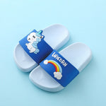 Load image into Gallery viewer, Rainbow Unicorn Slippers
